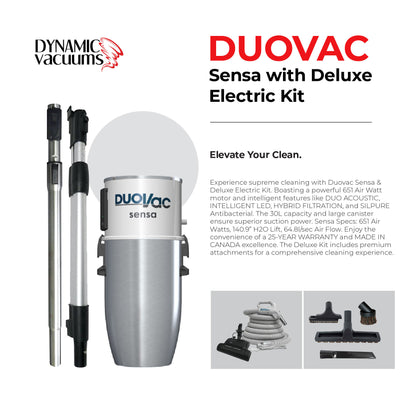 Duovac Sensa with Deluxe Electric Kit