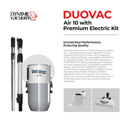 Duovac Air 10 with Premium Electric Kit