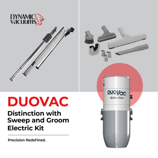 Duovac Distinction with Sweep and Groom Electric Kit
