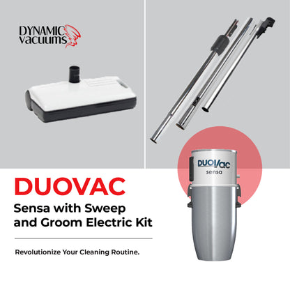 Duovac Sensa with Sweep and Groom Electric Kit