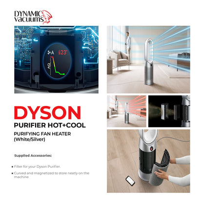 Dyson Purifier Hot+Cool Purifying Fan Heater (White/Silver) ** Latest Technology**