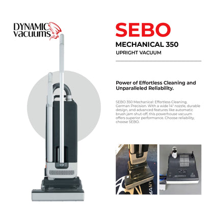 Sebo Mechanical 350 Upright Vacuum
