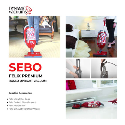 Sebo Felix Premium Rosso Upright Vacuum